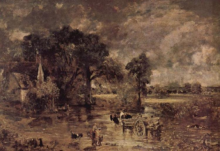 John Constable Der Heuwagen, Studie oil painting image
